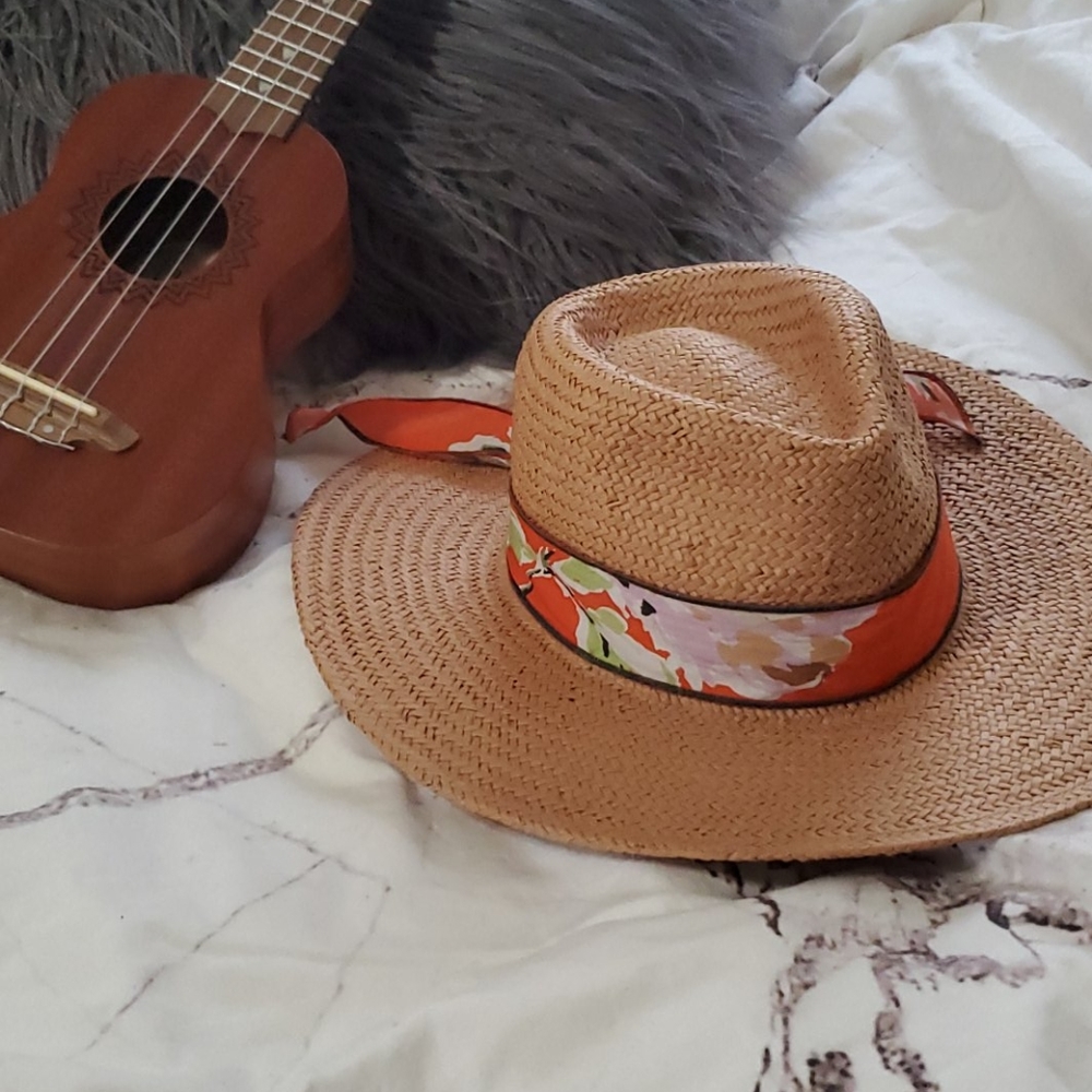 Lucky brand woven sunhat